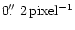 $0\hbox{$.\!\!^{\prime\prime}$ }2 \,{\rm pixel^{-1}}$