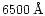 $6500 \,{\rm\AA}$