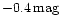 $-0.4 \,{\rm mag}$