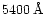 $5400 \,{\rm\AA}$