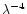 $\lambda^{-4}$
