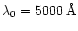 $\lambda_0=5000 \,{\rm\AA}$