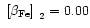 $\mbox{~${\rm [\beta_{\rm Fe}]}$ }_2=0.00$