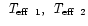 $\mbox{~\em T$_{\rm eff}$ }_1, \mbox{~\em T$_{\rm eff}$ }_2$