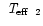 $\mbox{~\em T$_{\rm eff}$ }_2$
