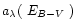 $a_{\lambda}(\mbox{~$E_{B-V}$ })$