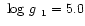 $\mbox{~log $g$ }_1=5.0$