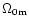 $\Omega_{\rm0m}$