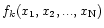 $f_k(x_{\rm 1},x_{\rm 2},...,x_{\rm N})$