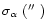 $\sigma_{\rm\alpha}~{\rm (\hbox{$^{\prime\prime}$ })}$