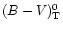 $(B-V)_{\rm T}^{0}$