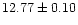$12.77\pm0.10$