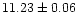 $11.23\pm0.06$