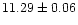 $11.29\pm0.06$