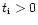 $t_{\rm i}>0$