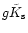 $g {\tilde K}_{\rm s}$
