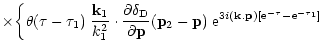 $\displaystyle \times \biggl \lbrace \theta(\tau-\tau_1) \; \frac{{\bf k}_1}{k_1...
...bf p}) \; {\rm e}^{3i ({\bf k}.{\bf p}) [ {\rm e}^{-\tau} -{\rm e}^{-\tau_1} ]}$