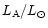 $L_{\rm A}/L_\odot$