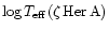 $\log T_{\rm eff}(\zeta{\rm\,Her\,A})$