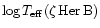 $\log T_{\rm eff}(\zeta{\rm\,Her\,B})$