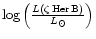 $\log \left(\frac{L(\zeta{\rm\,Her\,B})}{L_\odot}\right)$