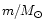 $m/M_\odot$