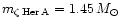 $m_{\zeta\rm\,Her\,A}=1.45\,M_\odot$