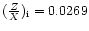 $(\frac ZX)_{\rm i}=0.0269$
