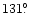 $131\hbox{$.\!\!^\circ$ }$