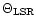 $\Theta_{\rm {LSR}}$