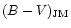 $(B-V)_{\rm JM}$