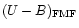 $(U-B)_{\rm FMF}$