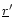 $\underline{r}'$