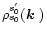 $\rho^{s'_0}_{s_0}(\mbox{\boldmath$k$ })$