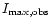 $I_{\rm max,obs}$