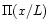 $\Pi(x/L)$