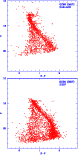 \begin{figure}
\includegraphics[width=6.8cm]{MS1741f7a.ps}\par\includegraphics[width=6.8cm]{MS1741f7b.ps}\end{figure}