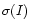 $\sigma {(I)}$