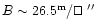$B\sim26.5^{\rm m}/\ifmmode\hbox{\rlap{$\sqcap$ }$\sqcup$ }\else{\unskip\nobreak...
...$ }
\parfillskip=0pt\finalhyphendemerits=0\endgraf}\fi\hbox{$^{\prime\prime}$ }$