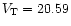 $V_{\rm T} = 20.59$