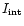 $I_{\rm int}$