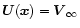 $\vec{U}(\vec{x})=\vec{V}_\infty$