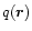$q(\vec{r})$