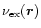 $\nu_{\rm ex}(\vec{r})$