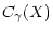 $\displaystyle C_{\gamma}(X)$