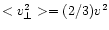 $<v_{\perp}^2>=(2/3)v^2$
