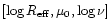 $[\log R_{{\rm eff}}, \mu_{0},
\log \nu]$