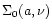 $\Sigma_{0}(a, \nu)$