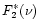 $F_{2}^{*}(\nu)$