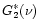 $G_{2}^{*}(\nu)$